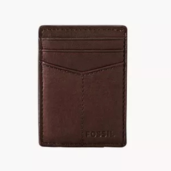 Fossil Ingram leather magnetic multicard wallet - Picture 2 of 6